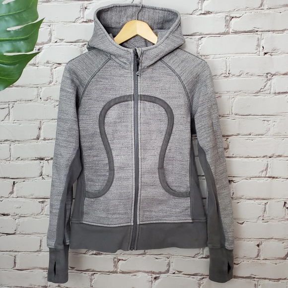 Lululemon Scuba Hoodie Commuter Denim Slate Grey